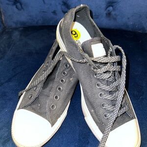 Black Canvas Sneakers